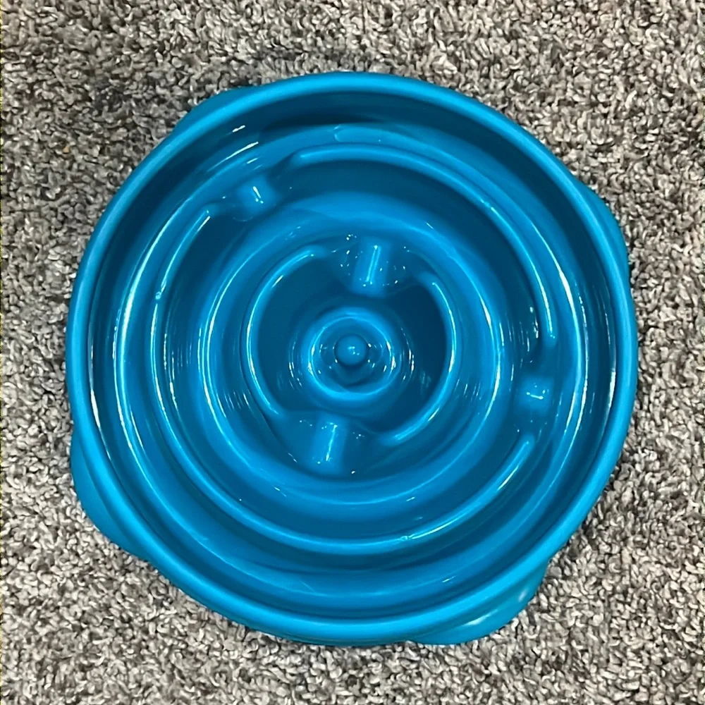 - 8 inch dog slow pace eating bowl